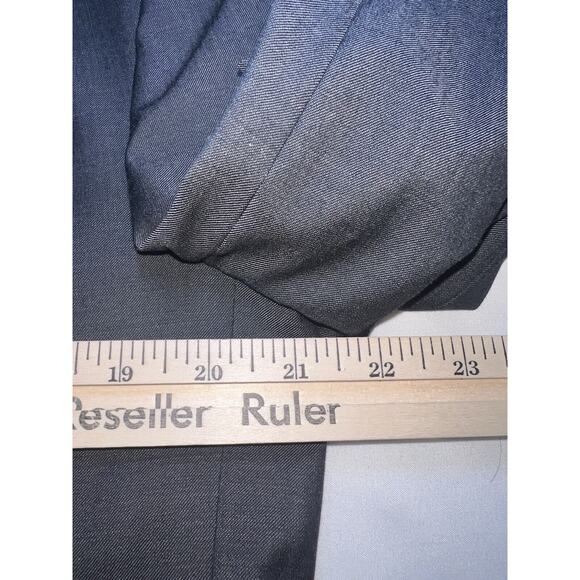 Ted Baker Endurance Blazer Size 44L Gray Jarrett 100% Wool Sportscoat Business - Picture 8 of 16